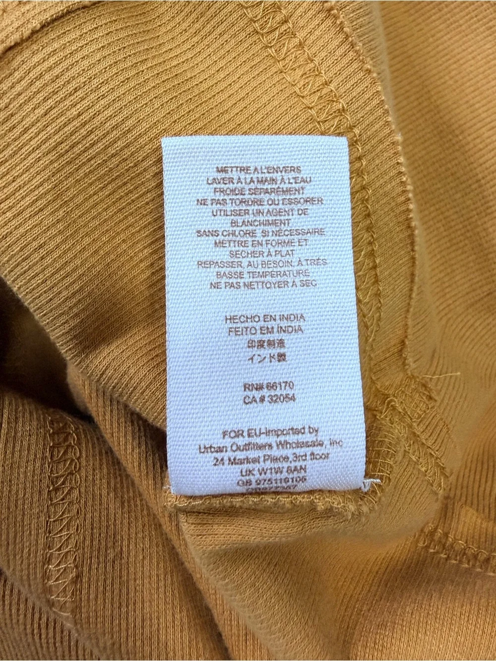 Free People Embroidered Boho Henley Pullover Mustard Floral Size L